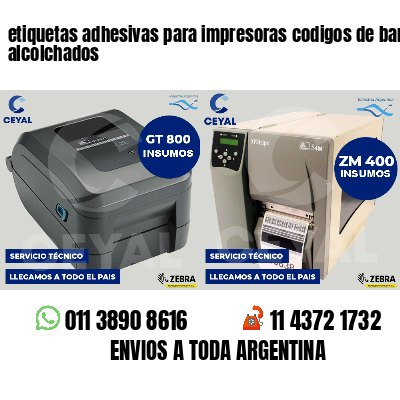 etiquetas adhesivas para impresoras codigos de barras alcolchados