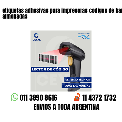 etiquetas adhesivas para impresoras codigos de barras almohadas