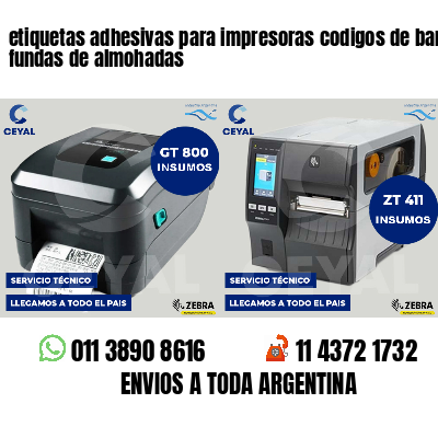 etiquetas adhesivas para impresoras codigos de barras fundas de almohadas