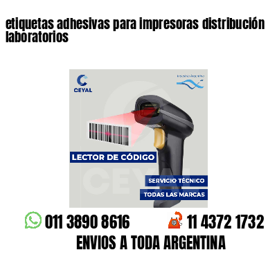 etiquetas adhesivas para impresoras distribución laboratorios