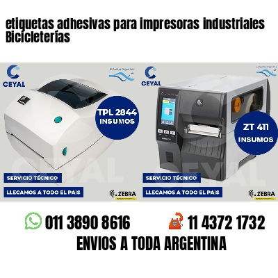 etiquetas adhesivas para impresoras industriales Bicicleterías