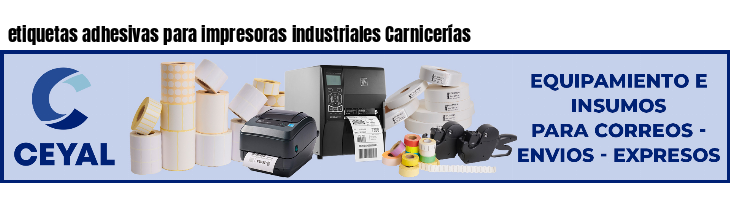 etiquetas adhesivas para impresoras industriales Carnicerías