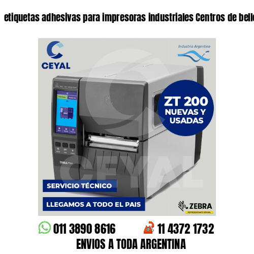 etiquetas adhesivas para impresoras industriales Centros de belleza