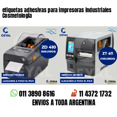 etiquetas adhesivas para impresoras industriales Cosmetología