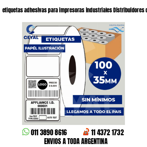 etiquetas adhesivas para impresoras industriales Distribuidores de juguetes