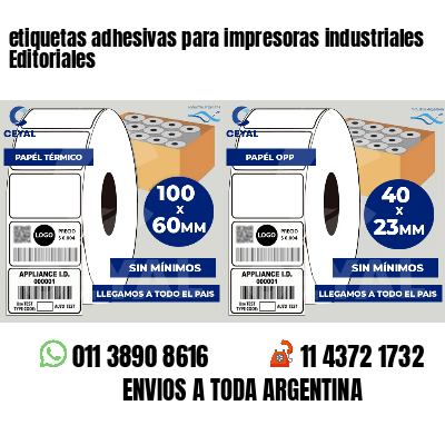 etiquetas adhesivas para impresoras industriales Editoriales