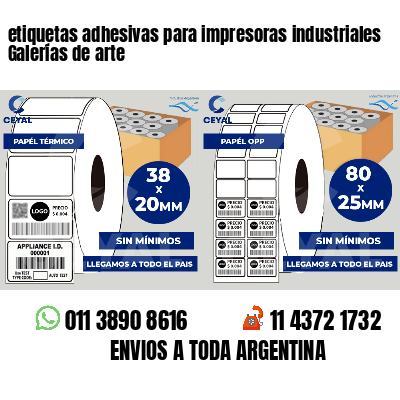 etiquetas adhesivas para impresoras industriales Galerías de arte