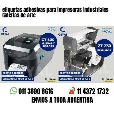 etiquetas adhesivas para impresoras industriales Galerías de arte