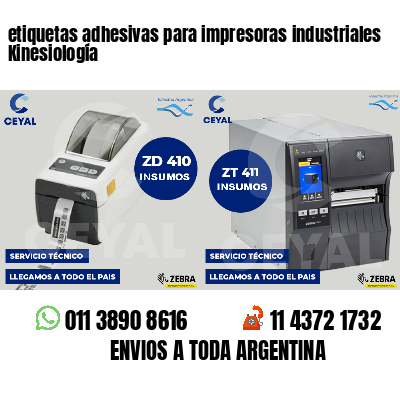etiquetas adhesivas para impresoras industriales Kinesiología