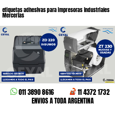 etiquetas adhesivas para impresoras industriales Mercerías