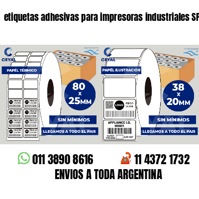 etiquetas adhesivas para impresoras industriales SPA