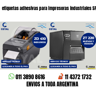 etiquetas adhesivas para impresoras industriales SPA
