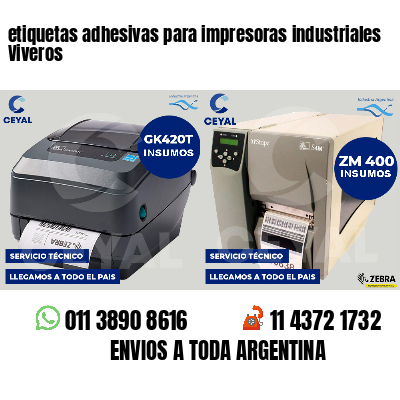 etiquetas adhesivas para impresoras industriales Viveros