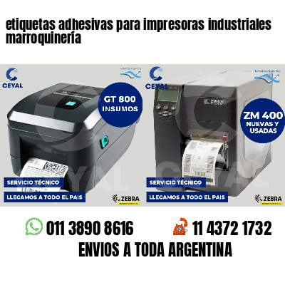 etiquetas adhesivas para impresoras industriales marroquinería