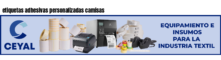 etiquetas adhesivas personalizadas camisas