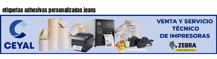 etiquetas adhesivas personalizadas jeans