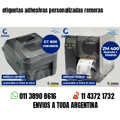 etiquetas adhesivas personalizadas remeras