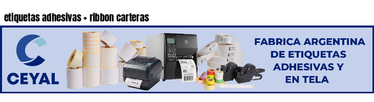 etiquetas adhesivas   ribbon carteras