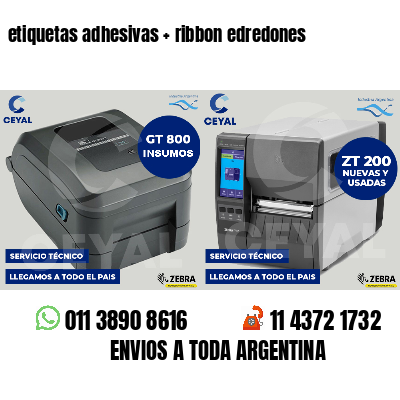 etiquetas adhesivas   ribbon edredones