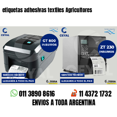 etiquetas adhesivas textiles Agricultores
