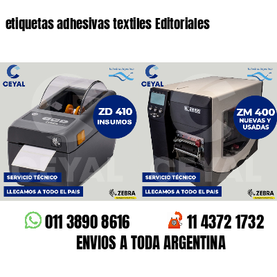 etiquetas adhesivas textiles Editoriales
