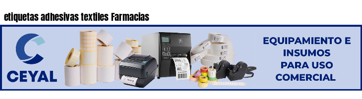 etiquetas adhesivas textiles Farmacias