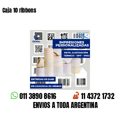 Caja 10 ribbons