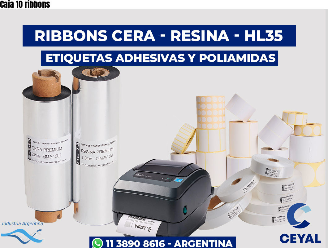 Caja 10 ribbons
