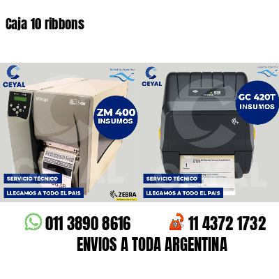 Caja 10 ribbons