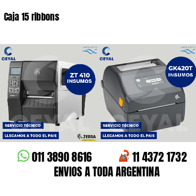 Caja 15 ribbons