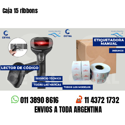 Caja 15 ribbons