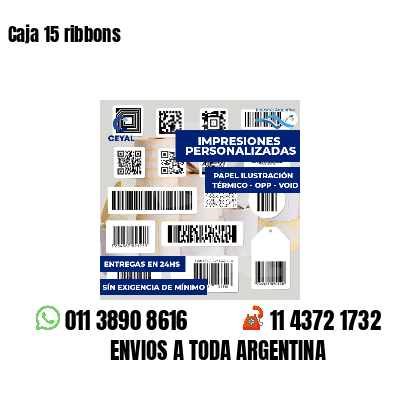 Caja 15 ribbons