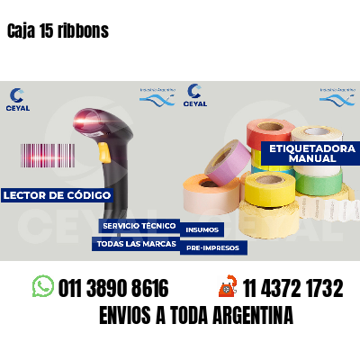 Caja 15 ribbons