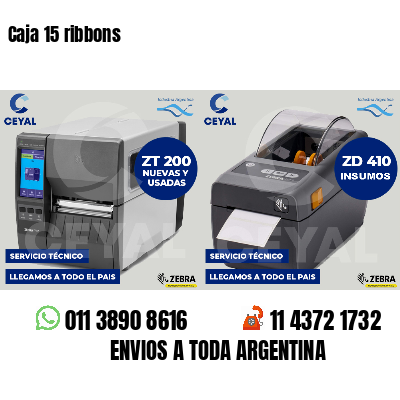 Caja 15 ribbons