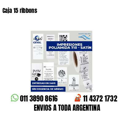Caja 15 ribbons