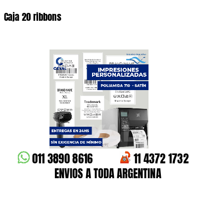 Caja 20 ribbons