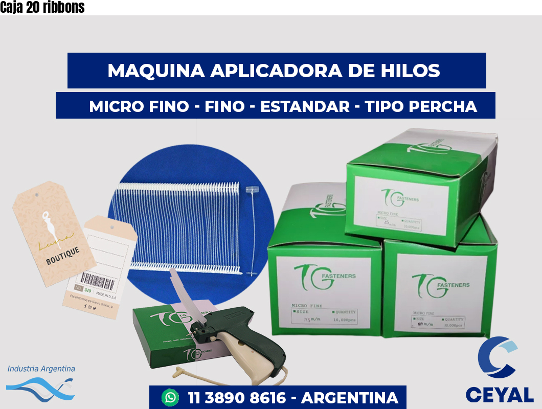 Caja 20 ribbons