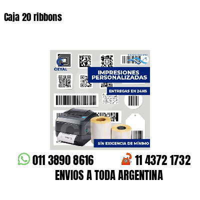 Caja 20 ribbons