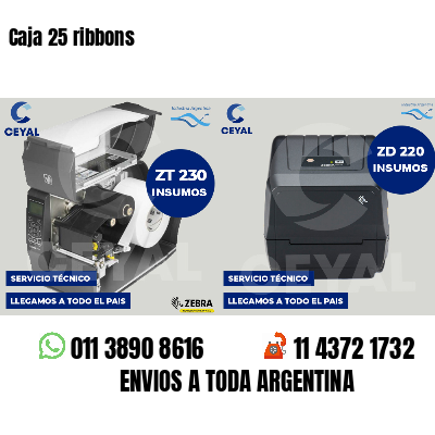 Caja 25 ribbons