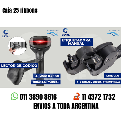 Caja 25 ribbons