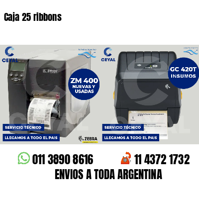 Caja 25 ribbons