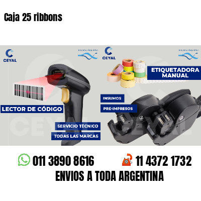 Caja 25 ribbons