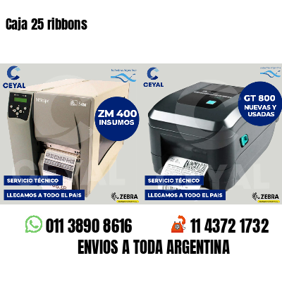 Caja 25 ribbons