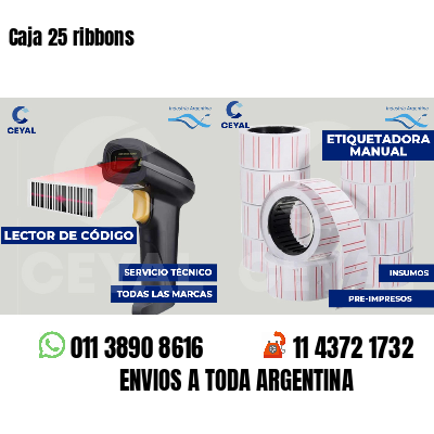 Caja 25 ribbons