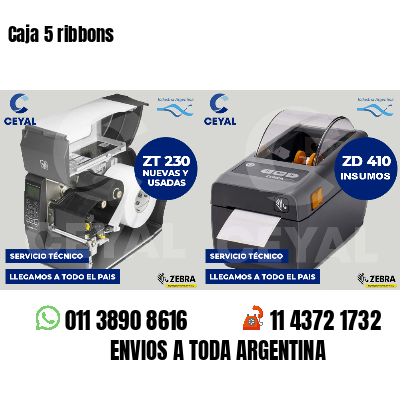 Caja 5 ribbons