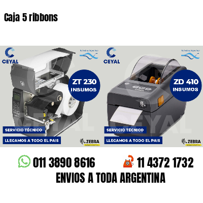 Caja 5 ribbons