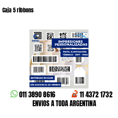 Caja 5 ribbons