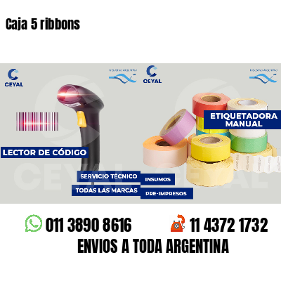 Caja 5 ribbons