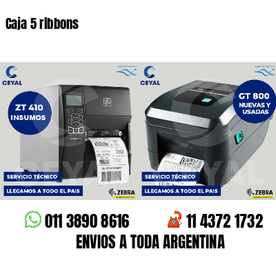 Caja 5 ribbons