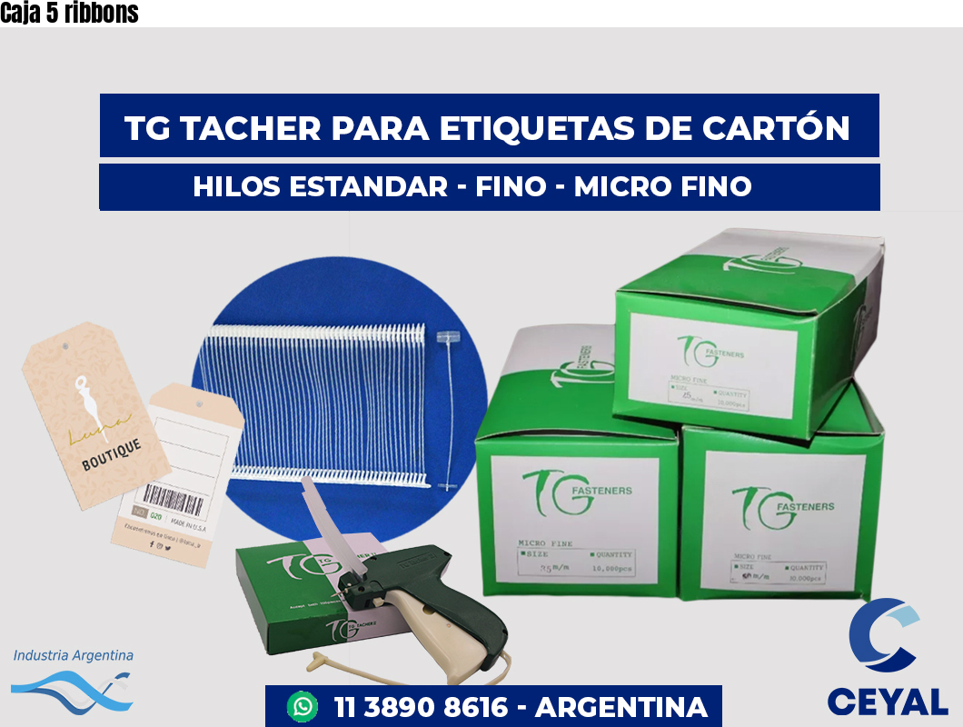 Caja 5 ribbons